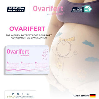 amitamin Family Planning Bundle For Him & Her - 3 x fertilsan M (Caps) + 3 x Ovarifert (Bundle of 90 days)