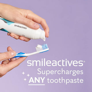 Smileactives Pro Whitening Gel | Whiten Your Teeth as You Brush! Easy Add to Toothpaste Whitening Gel for Long Lasting Bright White Teeth | No Extra Time Out of Your Day! - 90 Day (3.8Oz Bottle)