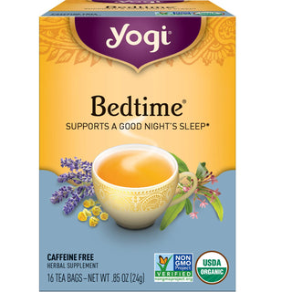 Tea - Bedtime (4 Pack) - Supports a Good Night’S Sleep - Tea with Passionflower, Chamomile, Valerian Root, and Lavender - 64 Organic Herbal Tea Bags