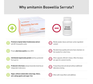 amitamin® Boswellia Serrata - Voll vegane Qualität (120 Tage Vorrat)