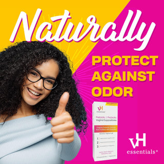 Vh Essentials Prebiotic PH Balanced Vaginal Suppositoriesbox, Original Version, 15 Count
