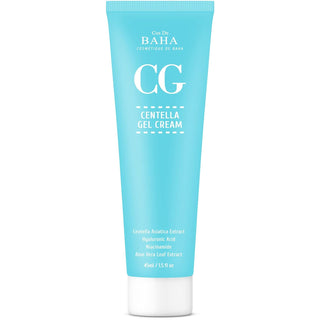 Cos De BAHA Centella Asiatica Soothing Calming Cream for Face/Neck - Cica Facial Gel Cream Lightweight Hydrate Boost Smooth, Daily Face Moisturizer, Silicone-Free, Lotion, 1.5 Fl Oz