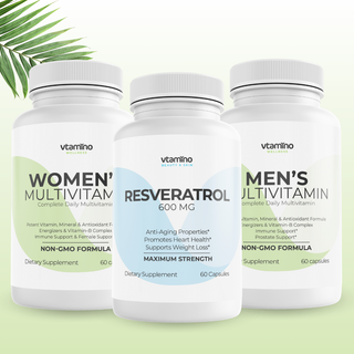 Vtamino Multi Bundle - Vtamino Men-Multi + Women-Multi + Resveratrol