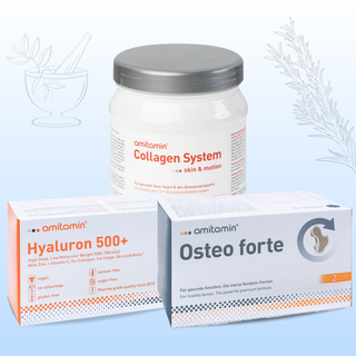 amitamin Joints & Bones Forte - amitamin Osteo+ amitamin Hyaluron + amitamin Collagen Complex