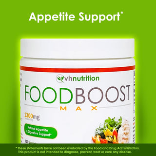 Foodboost MAX Appetite Stimulant Weight Gain Pills for Men and Women - 120 Capsules