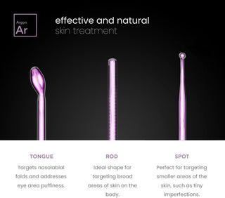Nuderma Professional Skin Therapy Wand - Portable Skin Therapy Machine with 6 Neon & Argon Wands – Boost Your Skin – Clear Firm & Tighten