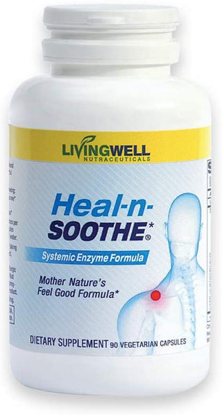 HEAL-N-SOOTHE Natural Joint Support Supplement - Proteolytic Enzymes for Maximum Joint Support and Back Support- 90 Count for Men and Women
