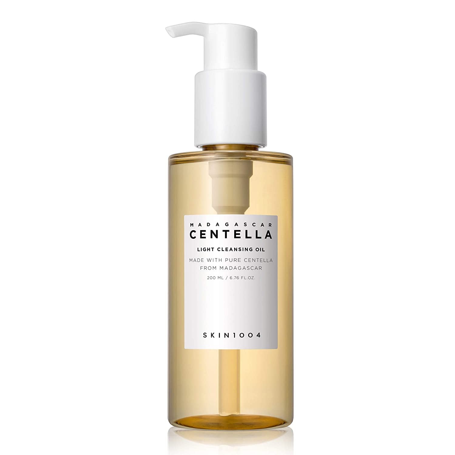 SKIN1004 Madagascar Centella Light Cleansing Oil 6.76 Fl.Oz, 200Ml | Gentle Oil Cleanser for Face, Korean Facial Cleanser, Double Cleansing