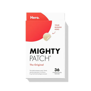 Hero Cosmetics Mighty Patch™ Original Patch - Hydrocolloid Acne Pimple Patch for Covering Zits and Blemishes, Spot Stickers for Face and Skin (36 Count)