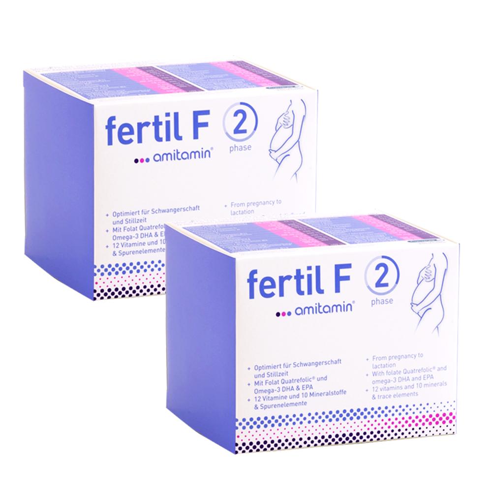 amitamin® fertil F Phase 2-Optimized Prenatal Formula for Ladies During Pregnancy & Lactation (30 Days Supply)