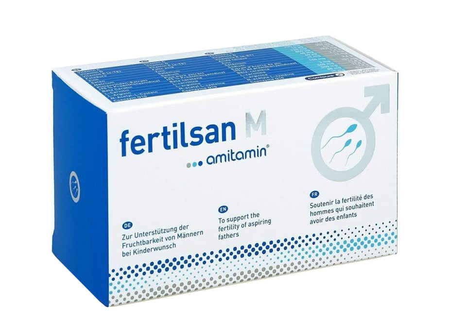 amitamin® fertilsan M (Capsules/Powder)-Award Winning Formula to Enhance Male Fertility (30 Days Supply)