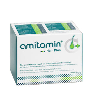 amitamin®Hair Plus-Helps Grow & Maintain Healthy Hair-Made In Germany (1 Box 30 Days Supply)