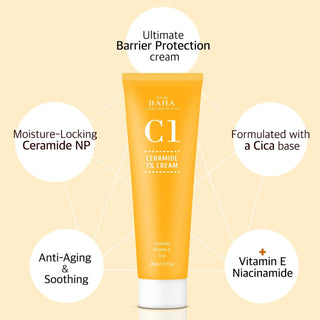 C1 Ceramide + Niacinamide Serum - Skin Nourishment, Hydration & Vitality, 1.5 Fl Oz (45Ml) Cos De BAHA