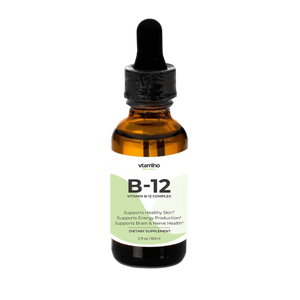 vtamino B-12 Drops (2oz/60ml) - Development & Functioning of Body Tissues & System (60 Days Supply)