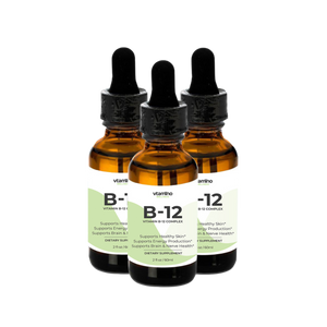 vtamino B-12 Drops (2oz/60ml) - Development & Functioning of Body Tissues & System (60 Days Supply)