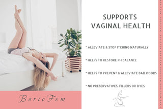 N'More Boric Acid Vaginal Suppositories- 100% Pure - Made in USA- Boricfem Vaginal Health Supplement- 30 Servings (Pack of 1)