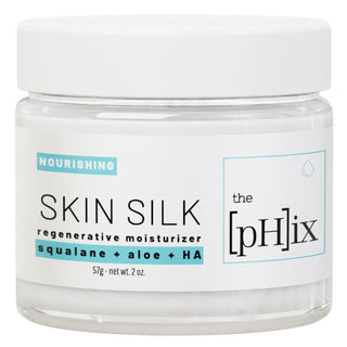 THE PHIX Skin Silk Moisturizer - Squalane, Hyaluronic Acid, and Niacinamide Face Cream with Aloe + Vitamins - Reduces Redness and Pores, Fine Lines, Wrinkles, Vegan Formula and Cruelty-Free