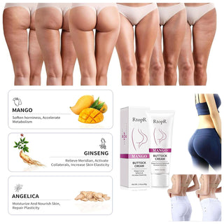 Sexy Hip Buttock Enlargement Cream,Hip Lift up Cream,Lift up Buttock Enhancement Massage Cream,Effective Shaping Eliminate Printing Firming Buttock,Hip Lift up Butt Firm Skin Enlargement (1 Pack)