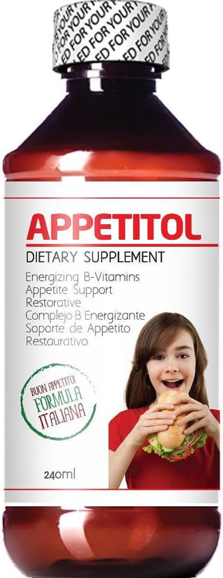 Appetitol Appetite-Weight Gain Supplement for Underweight Children - Enhanced with Essential Vitamins and Minerals (8 Fl Oz)