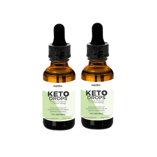 vtamino Keto Drops-Raspberry Ketones with African Mango-Fat Burner & Appetite Suppressant (30 Days Supply)