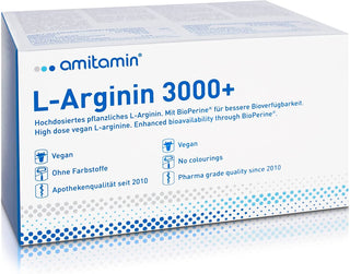 amitamin® L-Arginin 3000 plus - Energiebooster für Männer & Frauen (60 Tage Vorrat)