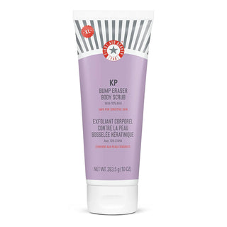 First Aid Beauty KP Bump Eraser Body Scrub Exfoliant for Keratosis Pilaris with 10% AHA – 2 8Oz Tubes, 16 Oz Total