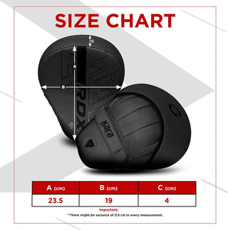 RDX Boxing Pads Curved Focus Mitts, Maya Hide Leather Kara Hook and Jab Training Pads, Adjustable Strap Ventilated, MMA Muay Thai Kickboxing Coaching Martial Arts Punching Hand Target Strike Shield