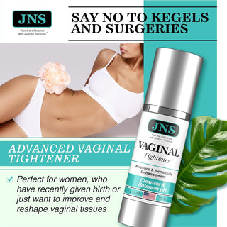 Vaginal Tightening Cream - Better than Kegel Balls - 3X Better Absorption than Vaginal Tightening Gel - Made in the USA - Cleanses & Normalizes Ph Balance - Fast & Long-Lasting Results - 1 Fl Oz