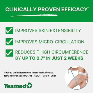 TESMED Cellulite Massager: Clinically Proven Efficacy, Made in Italy, anti Cellulite Massager with Converging & Diverging Roller Technology. Patent-Registered Cellulite Roller for Thighs and Buttocks.