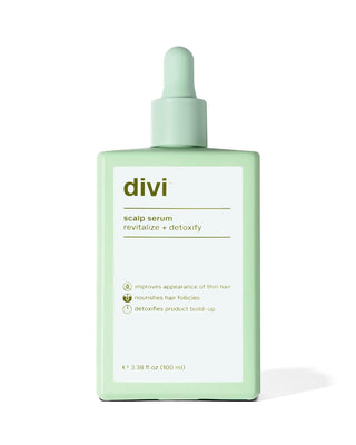 DIVI Scalp Serum, Revitalize and Detoxify, Aids against Hair-Thinning, Nourishes Hair Follicles, Detoxifies Product Build-Up (30 Ml)