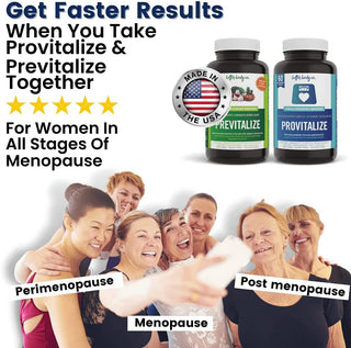 Better Body Co. Original Slim Gut Bundle | Provitalize & Previtalize Bundle - Natural Menopause Probiotic and Prebiotic