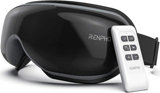 RENPHO Eyeris 1 - Birthday Gifts, Eye Massager with Remote, Heat, Compression, Bluetooth, Heated Eye Mask, Migraines Relief, Eye Care Device for Reduce Eye Strain, Dark Circles, Dry Eyes