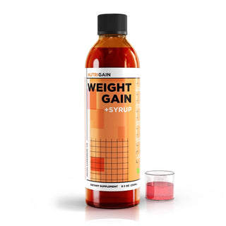 Nutrigain Weight Gain Syrup Designed for Quick and Efficient Weight Gain, Supports a Healthy Appetite, Mass and Metabolism for Both Women and Men - 8 OZ FL Bottle