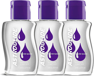 Astroglide Liquid, Water Based Personal Lubricant, 2.5 Oz., (Pack of 3)