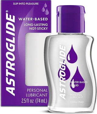 Astroglide Liquid, Water Based Personal Lubricant, 2.5 Oz., (Pack of 3)