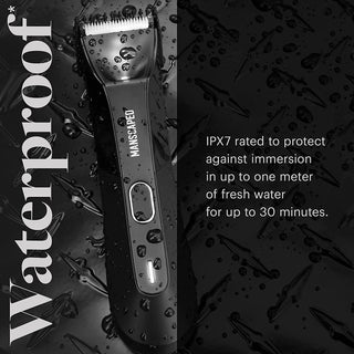 MANSCAPED® Grooming Essentials 4.0 Includes the Lawn Mower™ 4.0 Electric Groin Trimmer, Weed Whacker™ Nose Hair Trimmer, Crop Preserver™ Ball Deodorant, Crop Reviver™ Spray Toner, Shed Toiletry Bag