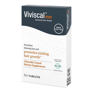 Viviscal Men'S Hair Growth Supplements for Thicker, Fuller Hair Clinically Proven with Proprietary Collagen Complex, 60 Tablets - 1 Month Supply