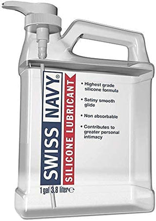 Swiss Navy Premium Silicone-Based Personal Lubricant & Lubricant Sex Gel for Couples, 16 Oz.