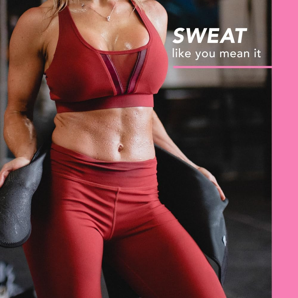 Sweet Sweat Waist Trimmer 'Pro Series' Belt - Premium Sweat Band Waist Trainer for Women and Men