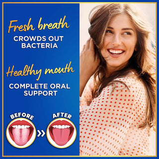 Oral Probiotics for Teeth and Gums - 3BN CFU Lactobacillus Paracasei, Reuteri, Salivarius K12 Pro B Dental Probiotics for Bad Breath and Oral Health - 45 Best Breath Oral Probiotic Mints Tablets
