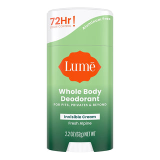 Lume Deodorant Cream Stick - Underarms and Private Parts - Aluminum-Free, Baking Soda-Free, Hypoallergenic, and Safe for Sensitive Skin - 2.2 Ounce Two-Pack (Lavender Sage)