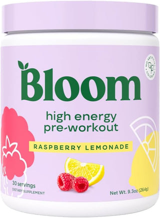 Bloom Nutrition Original Pre Workout Powder, Amino Energy W/Beta Alanine, 85Mg Natural Caffeine from Green Tea Extract, Sugar Free, Keto Friendly Drink Mix for Low Intensity Workouts, Sour Peach Ring
