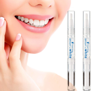 Venus Visage Teeth Whitening Pen(2 Pens), 20+ Uses, Effective＆Painless, No Sensitivity, Travel-Friendly, Easy to Use, Beautiful White Smile, Natural Mint Flavor (Mint)