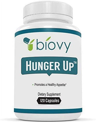 Hungerup? - Appetite Stimulant by Biovy? (With No Artificial Fillers) - Effective Weight Gain Pills with Fenugreek Extract to Increase Appetite and Gain Weight