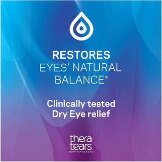 Theratears Dry Eye Therapy Eye Drops for Dry Eyes, 1.0 Fl Oz
