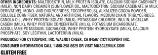 Gainer Protein Powder, Chocolate, 32G Protein, 5 Lbs