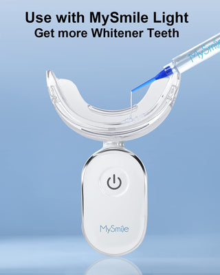 Mysmile Teeth Whitening Gel Pen Refill Pack, 3 Non-Sensitive Teeth Whitening Pen, Deluxe Teeth Whitener Dental Grade Tooth Whitening Gel with Carbamide Peroxide for Home, 10 Min Fast Result