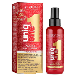 REVLON PROFESSIONAL UNIQONE HAIR TREATMENT, Moisturizing Leave-In Product, Repair for Damaged Hair, Promotes Healthy Hair, 5.1 Fl Oz (Pack of 1)