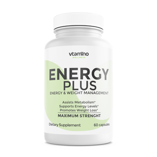 vtamino Energy Plus - High Potency Formula for Energy & Weight Management (30 Days Supply)