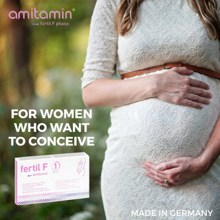amitamin® Complete Fertility Solution Bundle - For Him & Her - 3 Fertilsan M (Powder) + 3 Fertil F Phase 1 (90 Days Supply)
